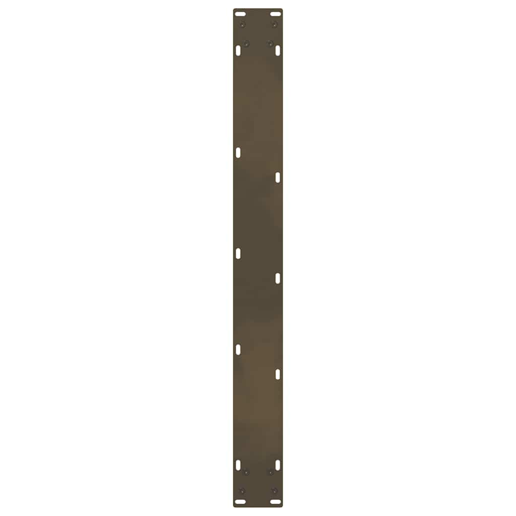 spisebordsben naturstål 2 stk. 70x(72-73) cm stål