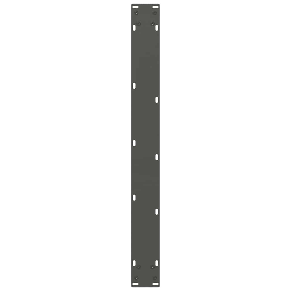 spisebordsben antracit 2 stk. 80x(72-73) cm stål