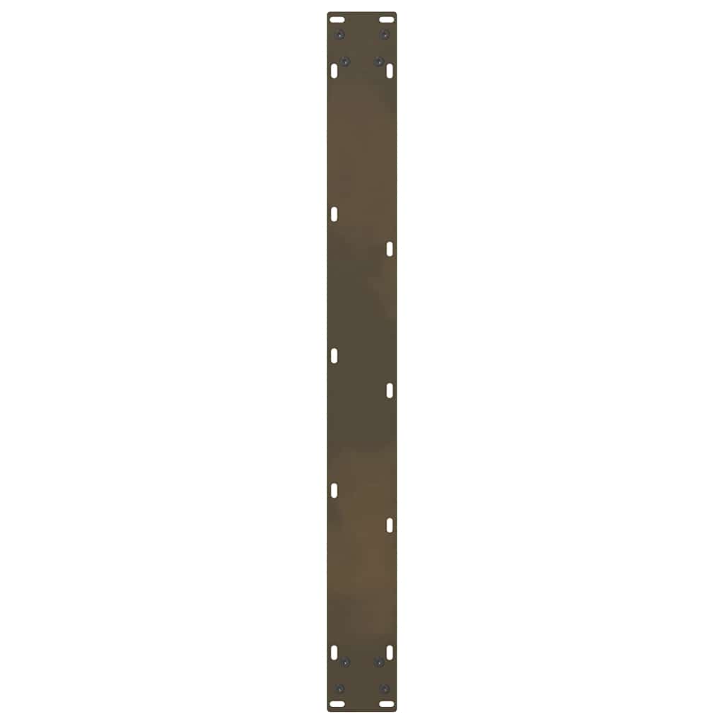 spisebordsben naturstål 2 stk. 80x(72-73) cm stål