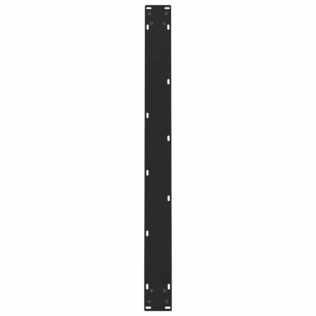 spisebordsben sort 2 stk. 90x(72-73) cm stål