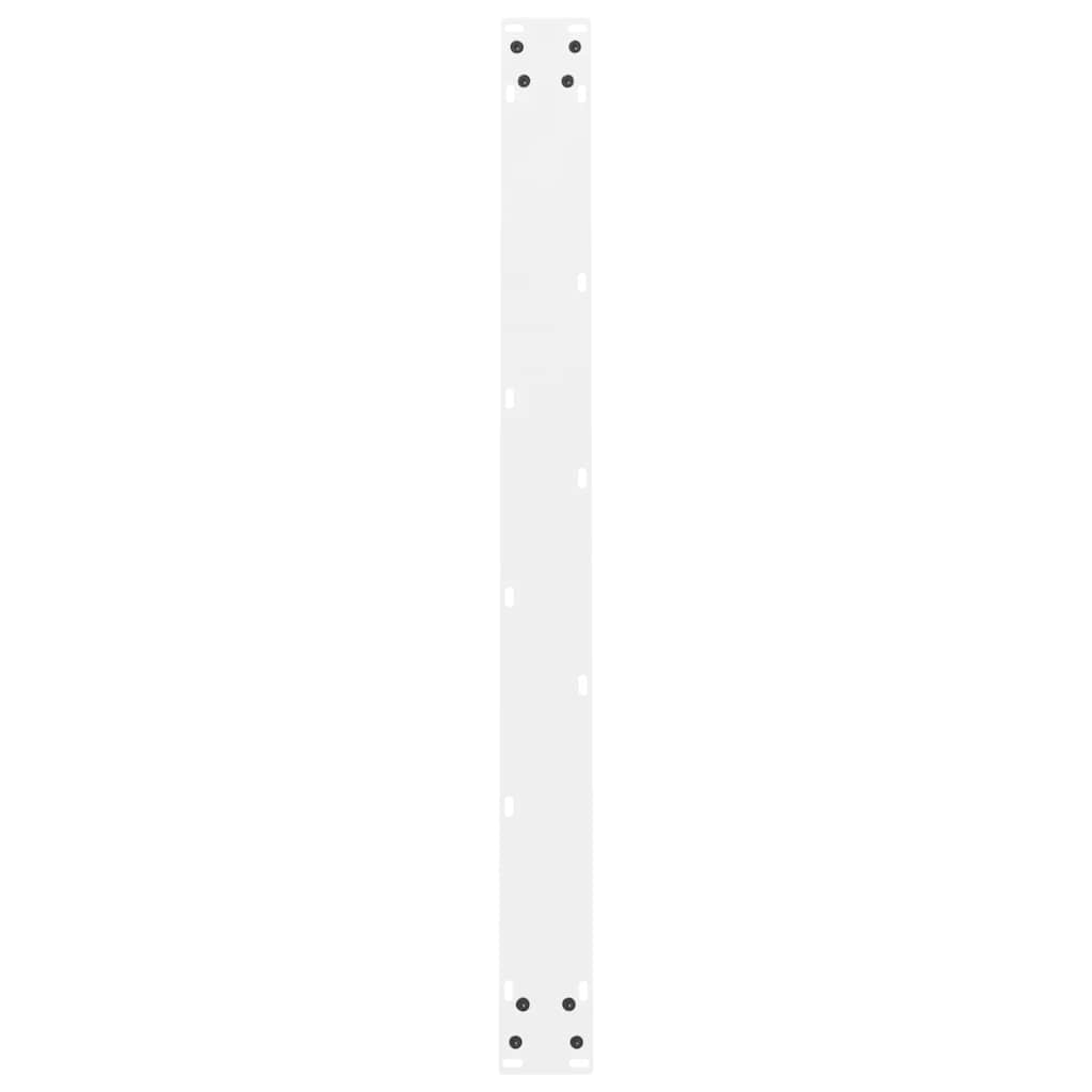 spisebordsben hvide 2 stk. 90x(72-73) cm stål