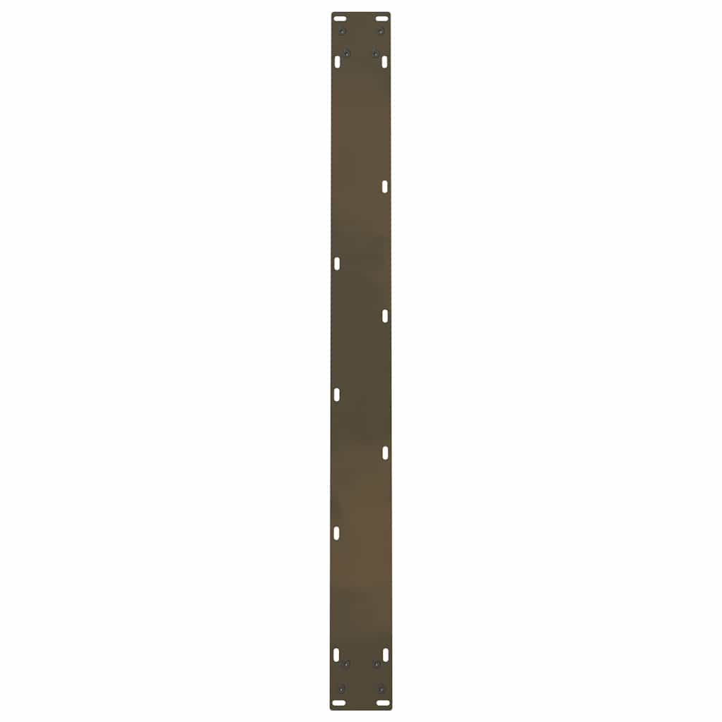 spisebordsben naturstål 2 stk. 100x(72-73) cm stål