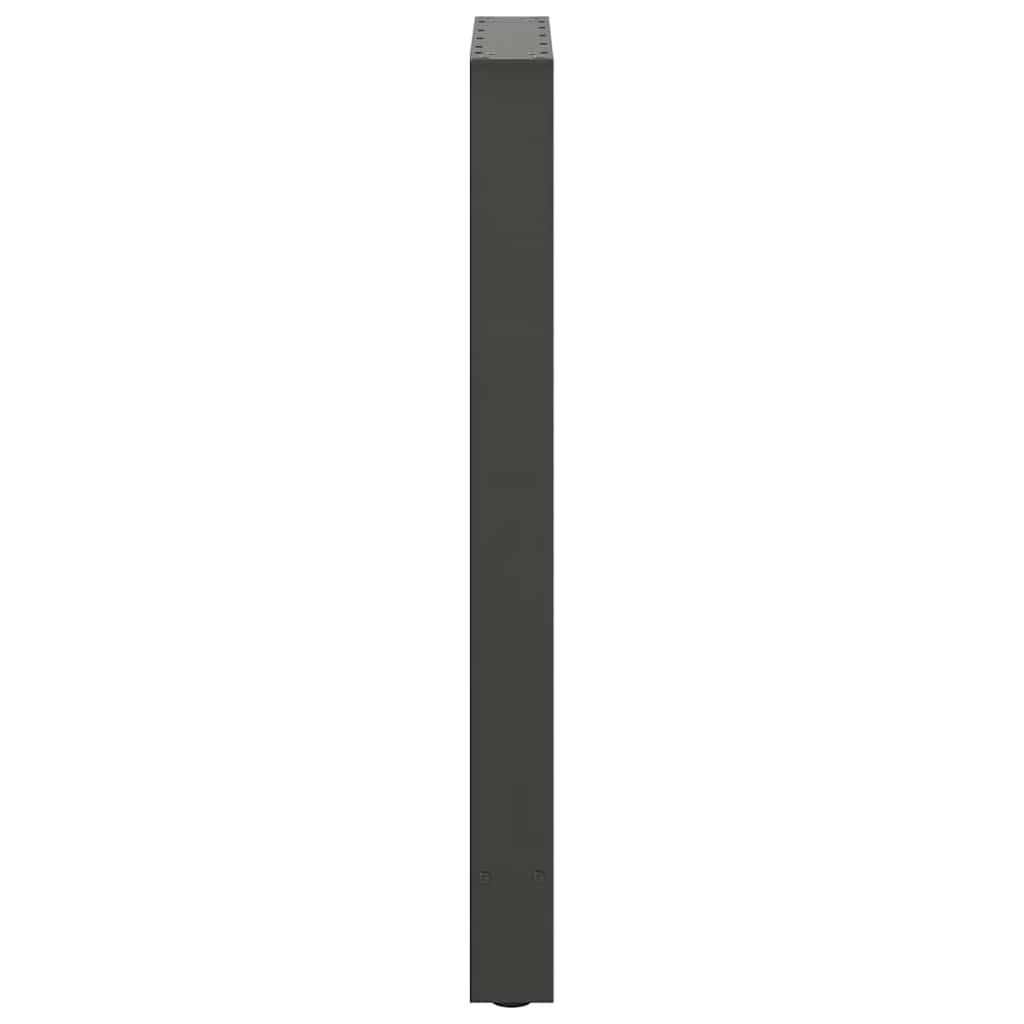 barbordsben antracit 2 stk. 40x(90-91) cm stål