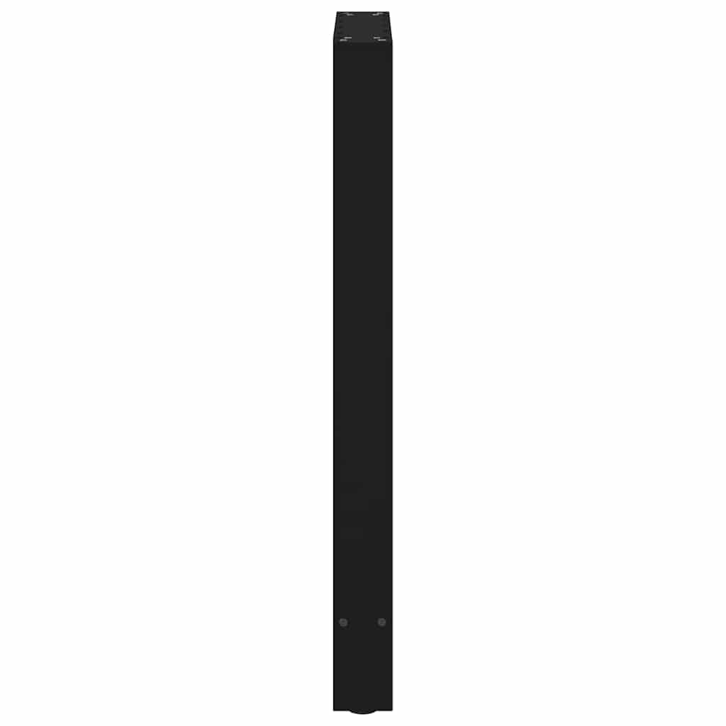 barbordsben sort 2 stk. 50x(90-91) cm stål