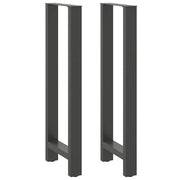 barbordsben antracit 2 stk. 40x(110-111) cm stål