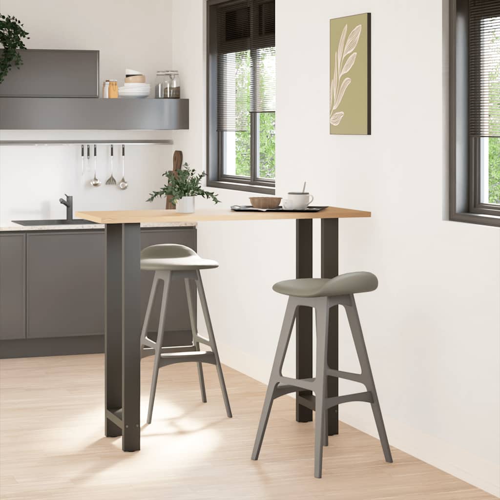 barbordsben antracit 2 stk. 40x(110-111) cm stål