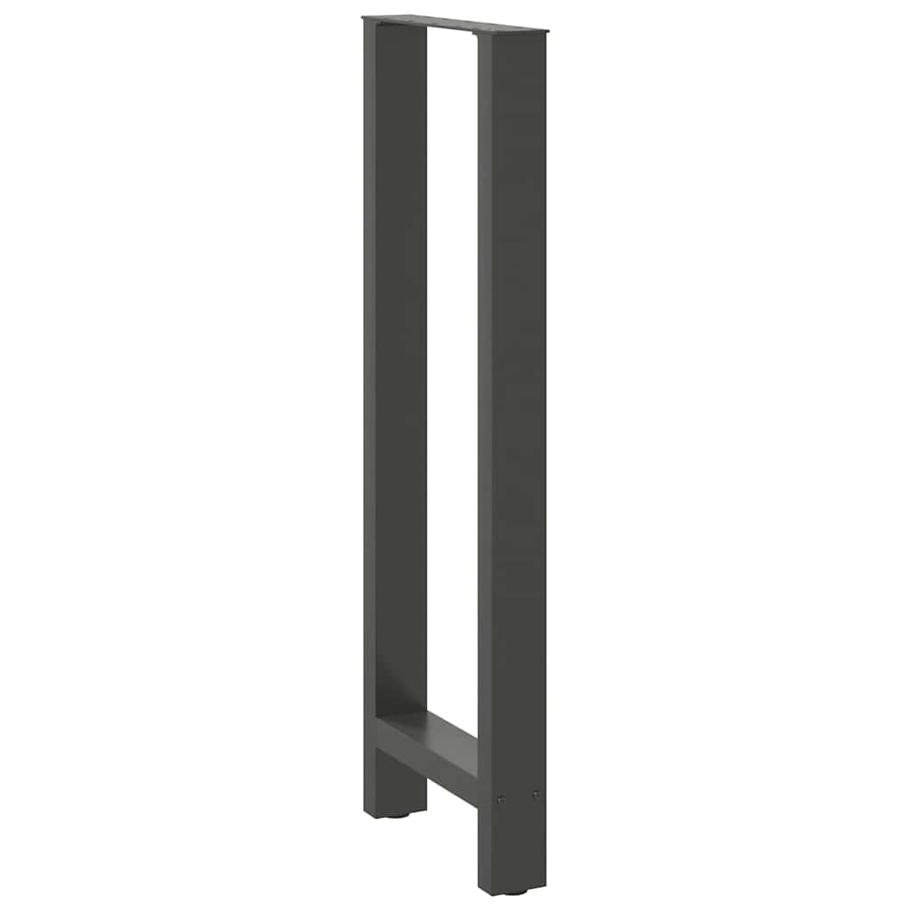barbordsben antracit 2 stk. 40x(110-111) cm stål