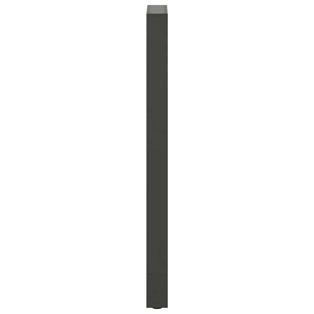 barbordsben antracit 2 stk. 40x(110-111) cm stål