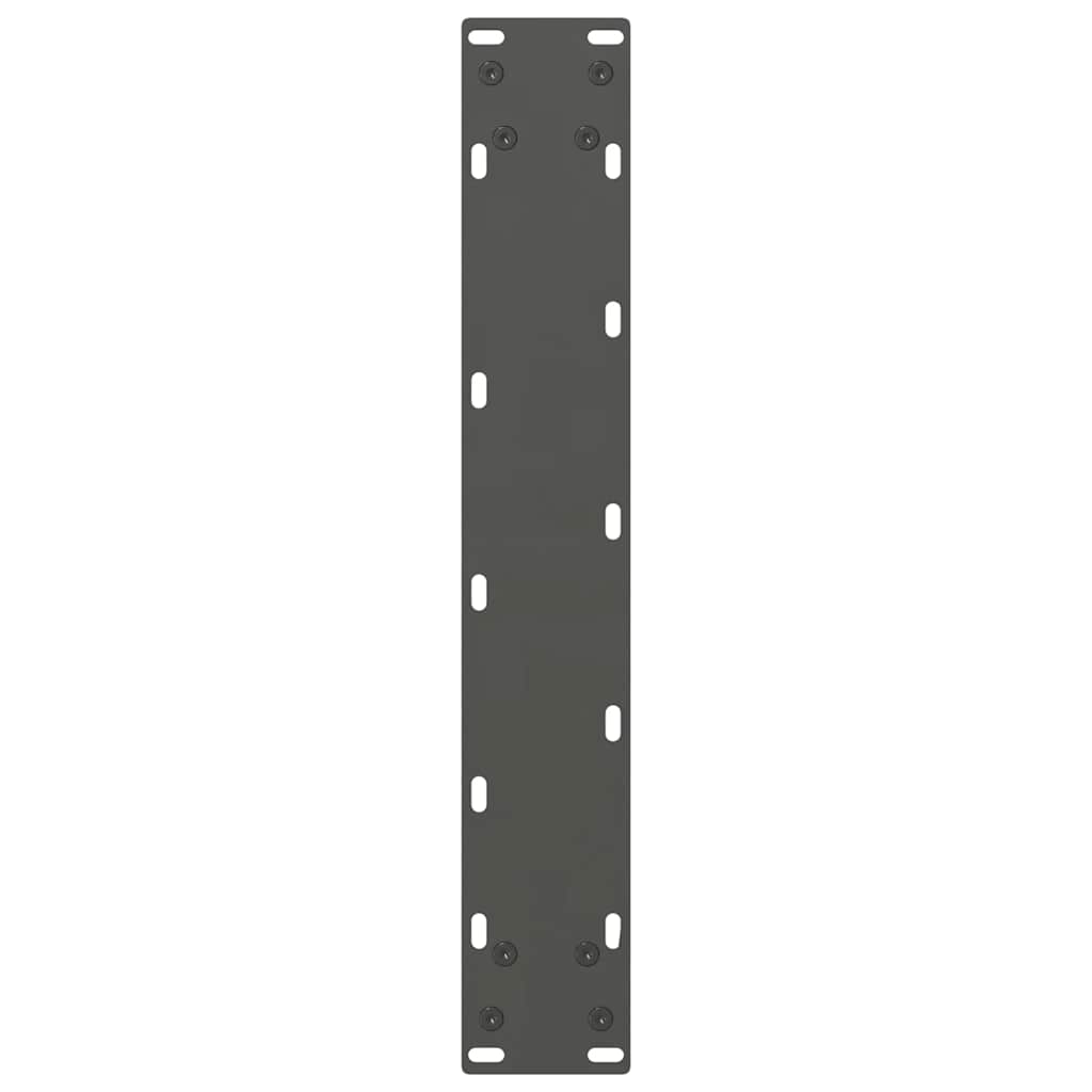 barbordsben antracit 2 stk. 40x(110-111) cm stål