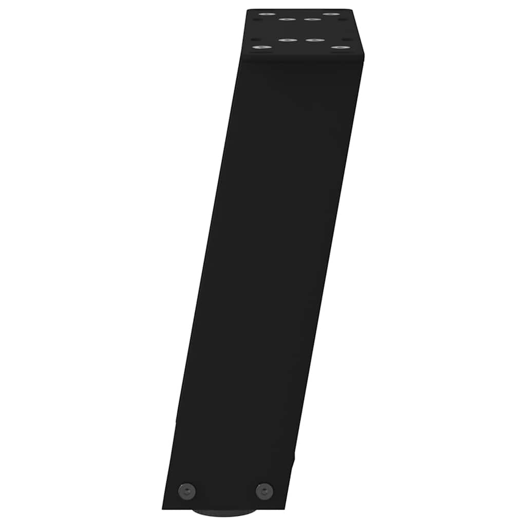sofabordsben U-formet 2 stk. sort 30x(30-31) cm stål