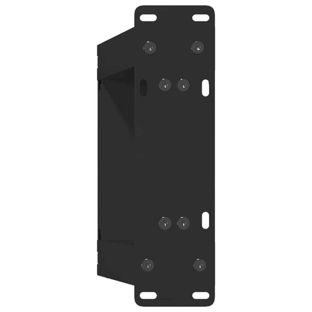 sofabordsben U-formet 2 stk. sort 30x(30-31) cm stål