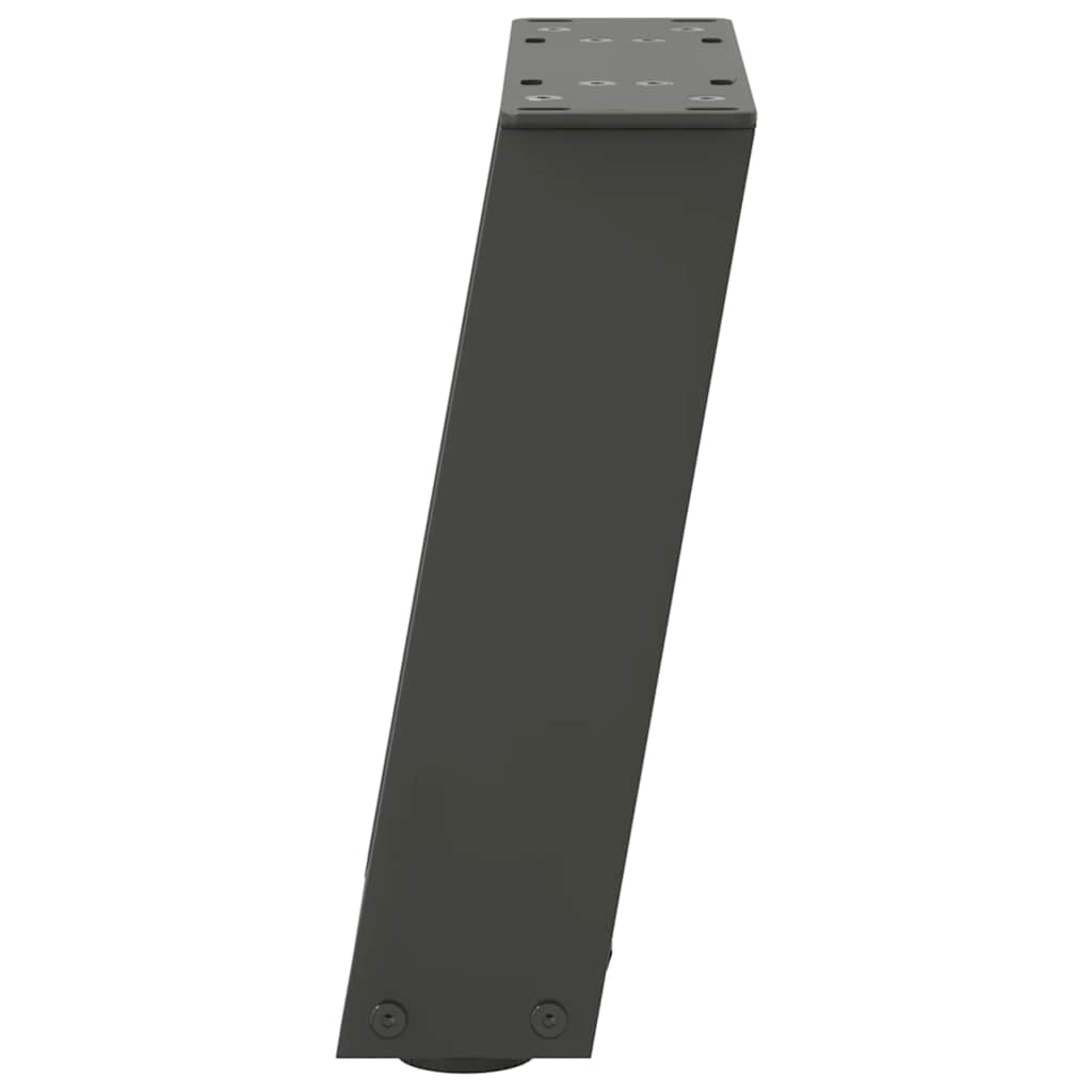 sofabordsben U-formet 2 stk. antracit 30x(30-31) cm stål