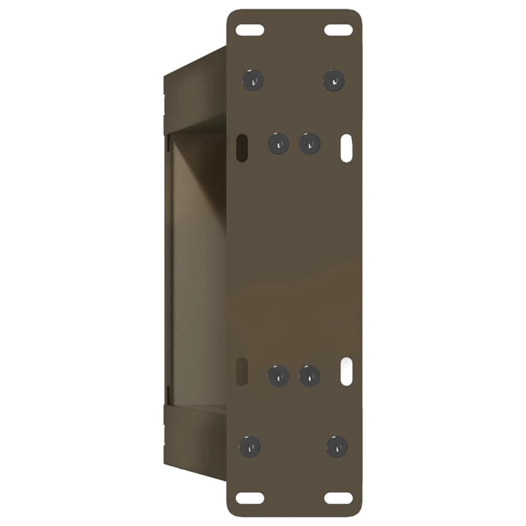 sofabordsben U-formet 2 stk. naturstål 30x(30-31) cm stål