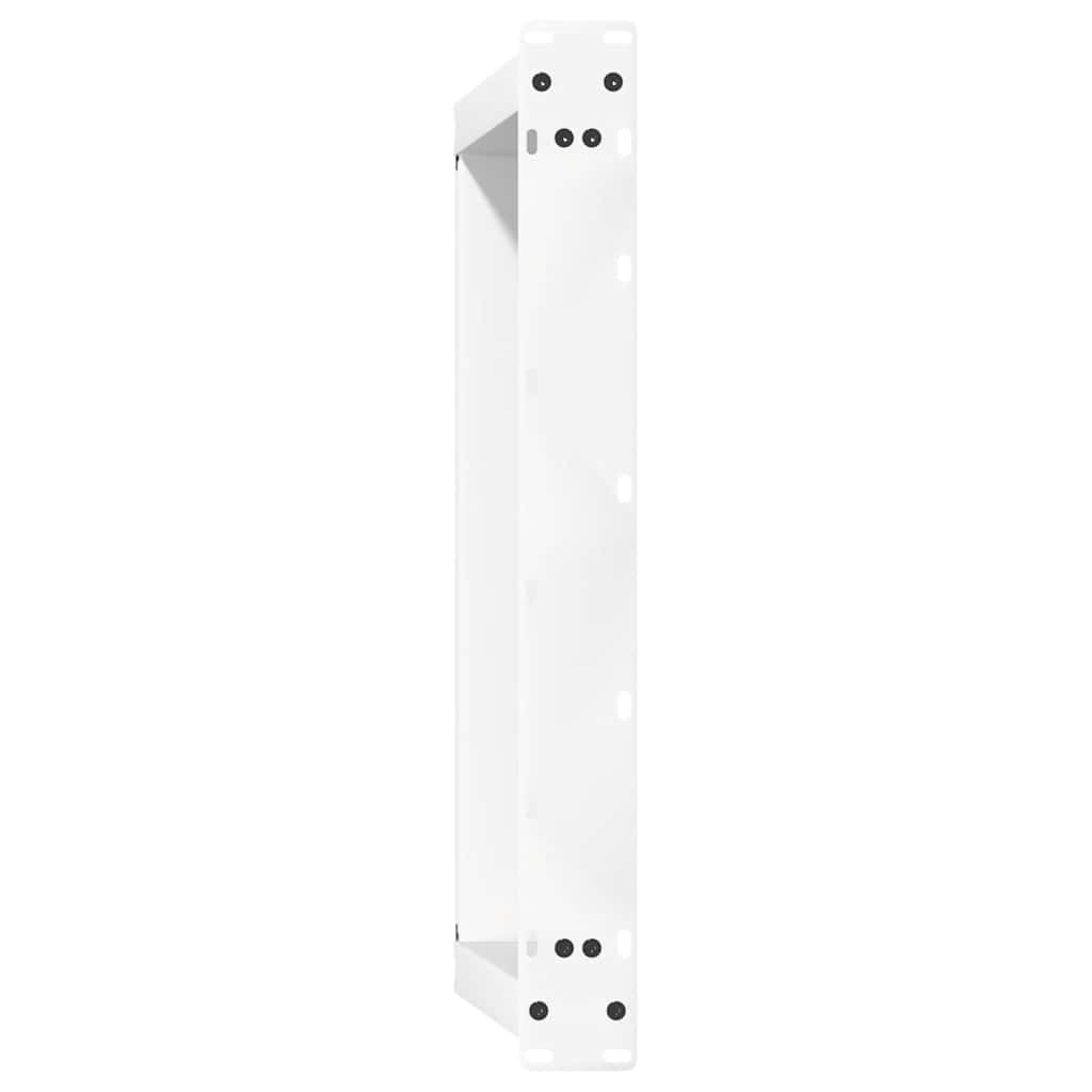 sofabordsben U-formet 2 stk. hvid 60x(30-31) cm stål