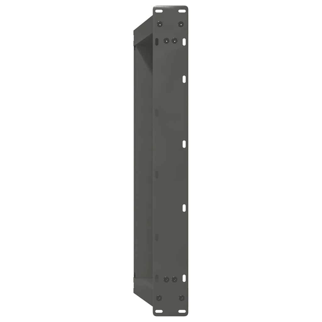 sofabordsben U-formet 2 stk. antracit 60x(30-31) cm stål