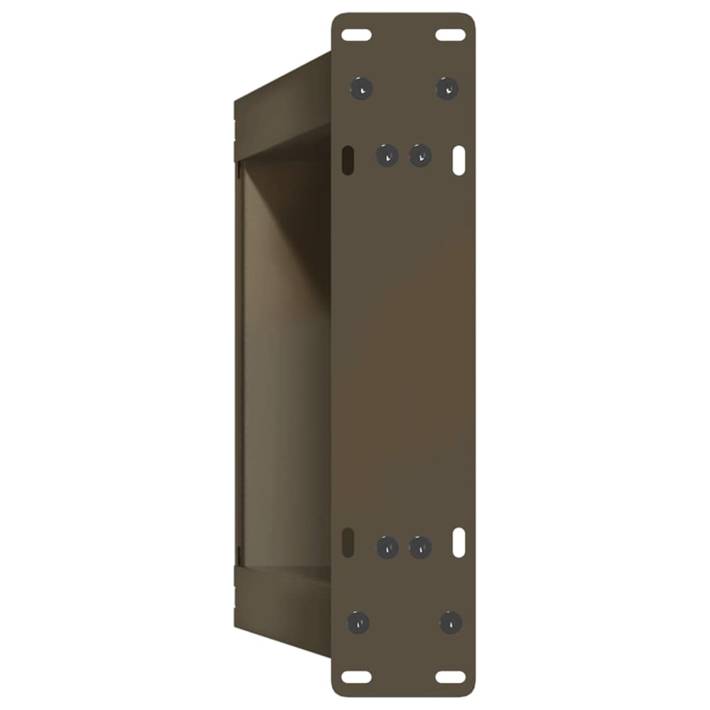 sofabordsben U-formet 2 stk. naturstål 28 x (42-43) cm stål
