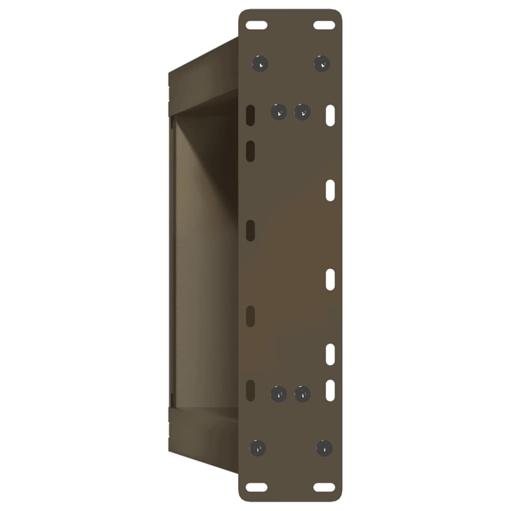sofabordsben U-formet 2 stk. naturstål 38 x (42-43) cm stål