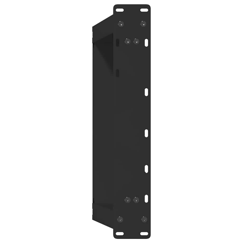 sofabordsben U-formet 2 stk. sort 50x(42-43) cm stål