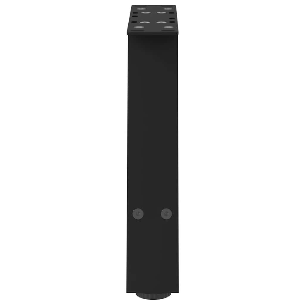 sofabordsben A-formet 2 stk. sort 30x(30-31) cm stål