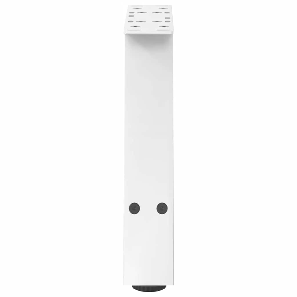 sofabordsben A-formet 2 stk. hvid 30x(30-31) cm stål