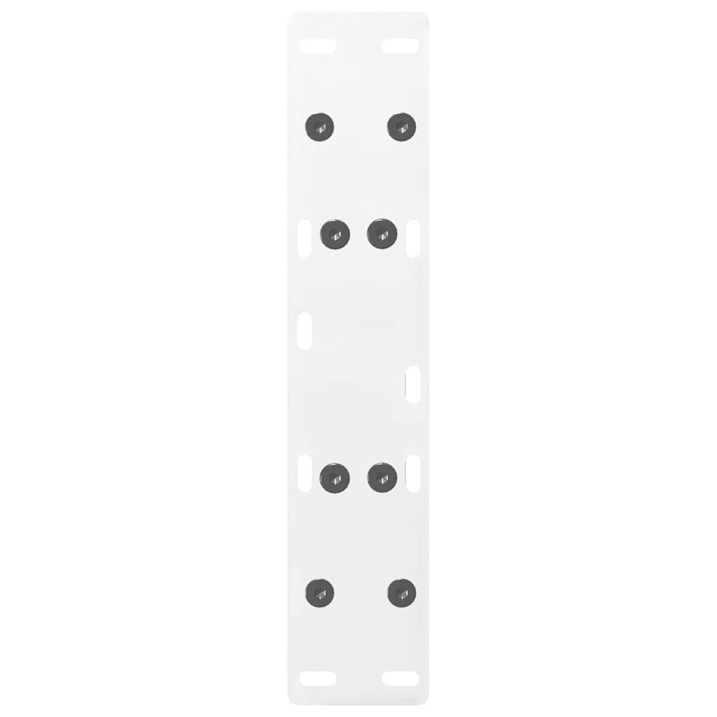 sofabordsben A-formet 2 stk. hvid 30x(30-31) cm stål
