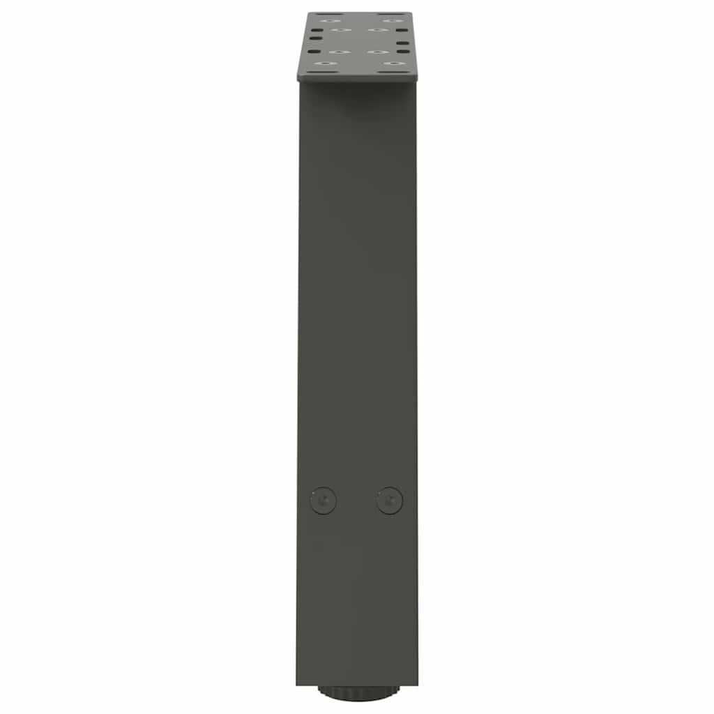 sofabordsben A-formet 2 stk. antracit 30x(30-31) cm stål