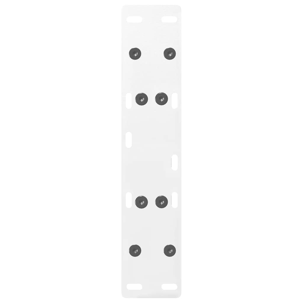 sofabordsben A-formet 2 stk. hvid 40x(30-31) cm stål