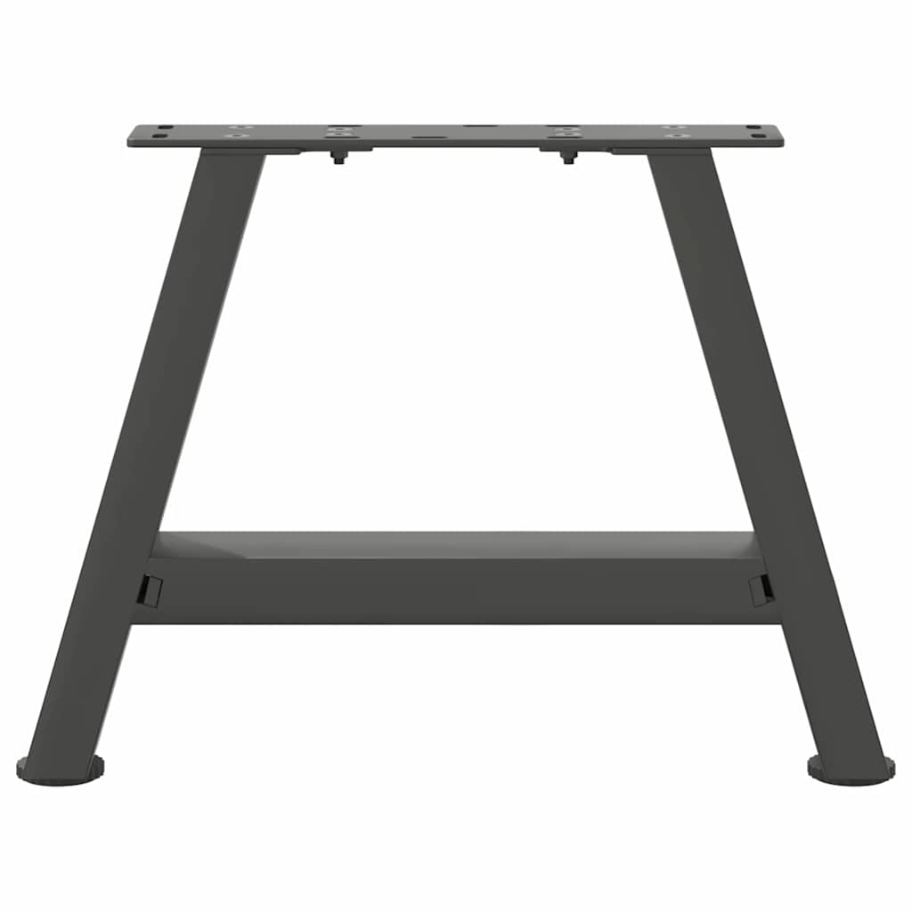 sofabordsben A-formet 2 stk. antracit 40x(30-31) cm stål