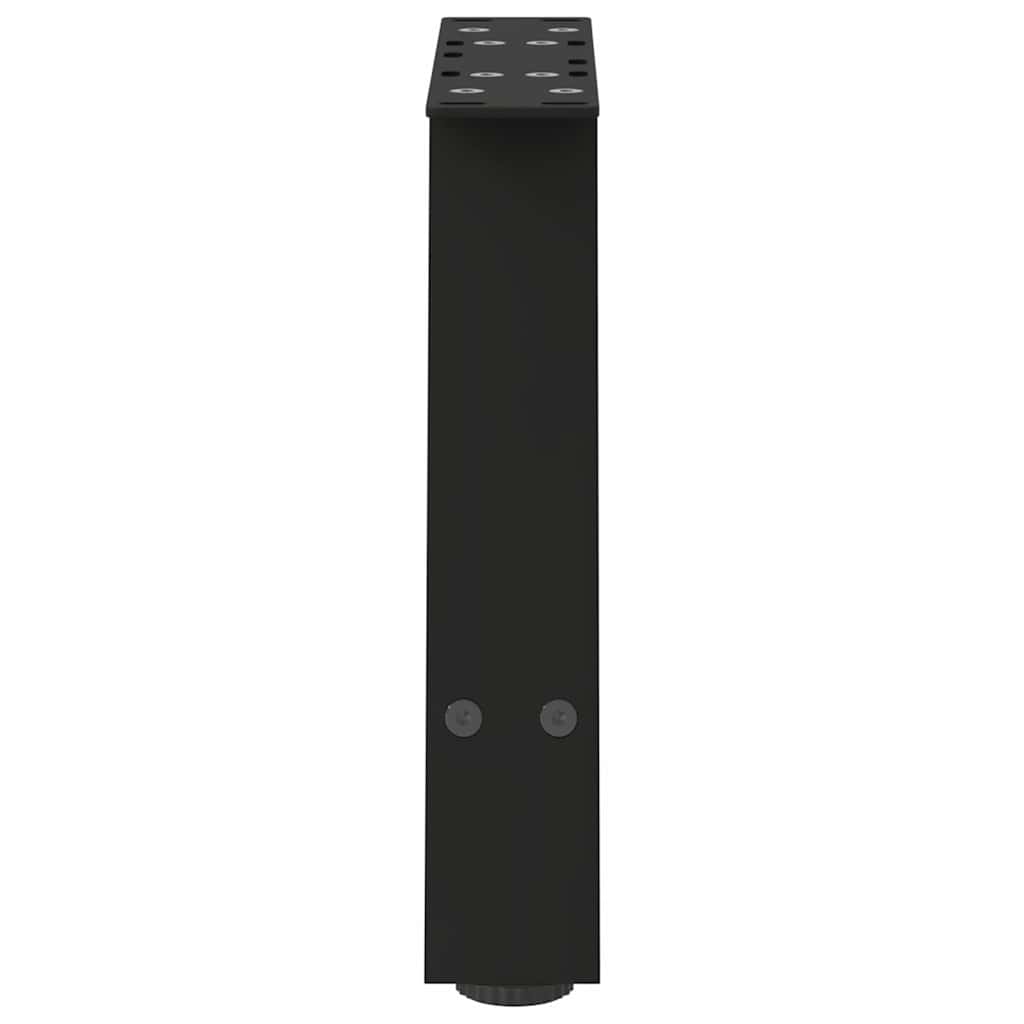 sofabordsben A-formet 2 stk. sort 50x(30-31) cm stål