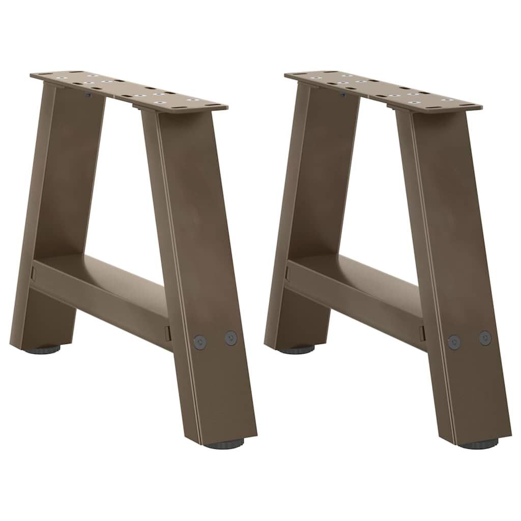 sofabordsben A-formet 2 stk. 50x(30-31) cm stål