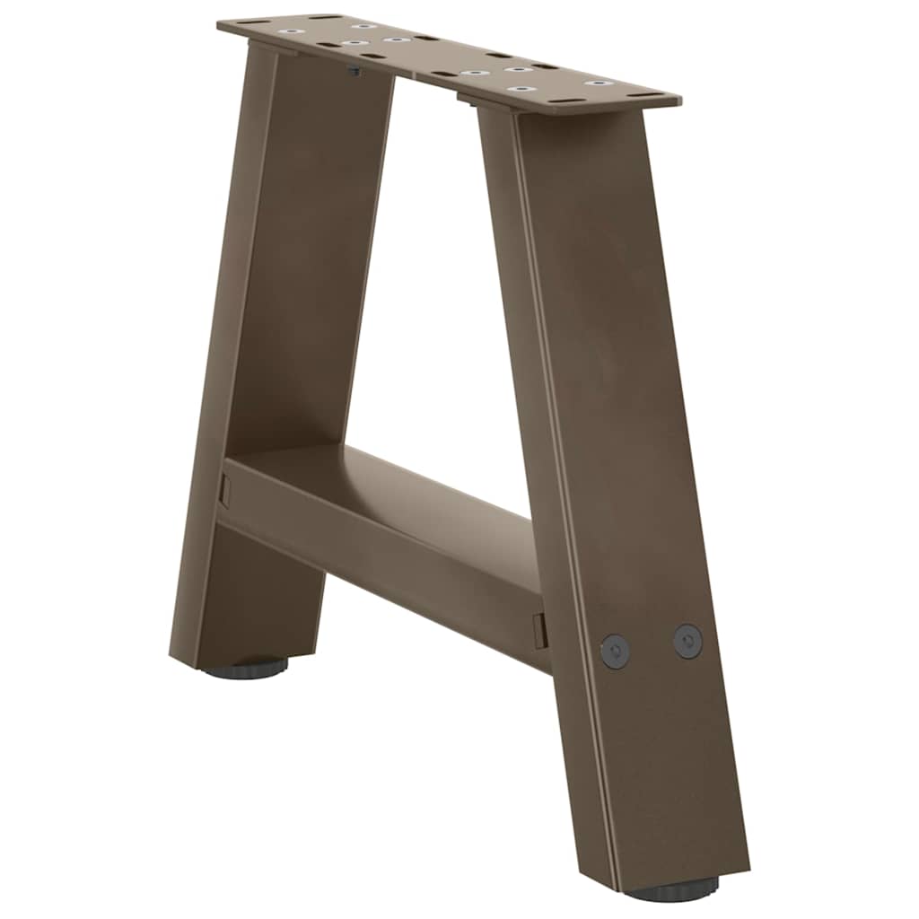 sofabordsben A-formet 2 stk. 50x(30-31) cm stål