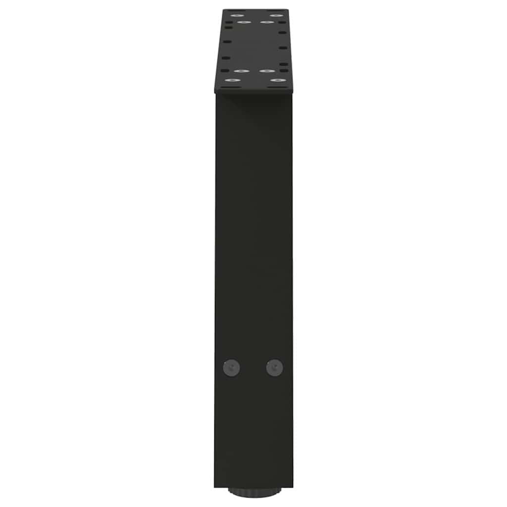 sofabordsben A-formet 2 stk. sort 60 x (30-31) cm stål