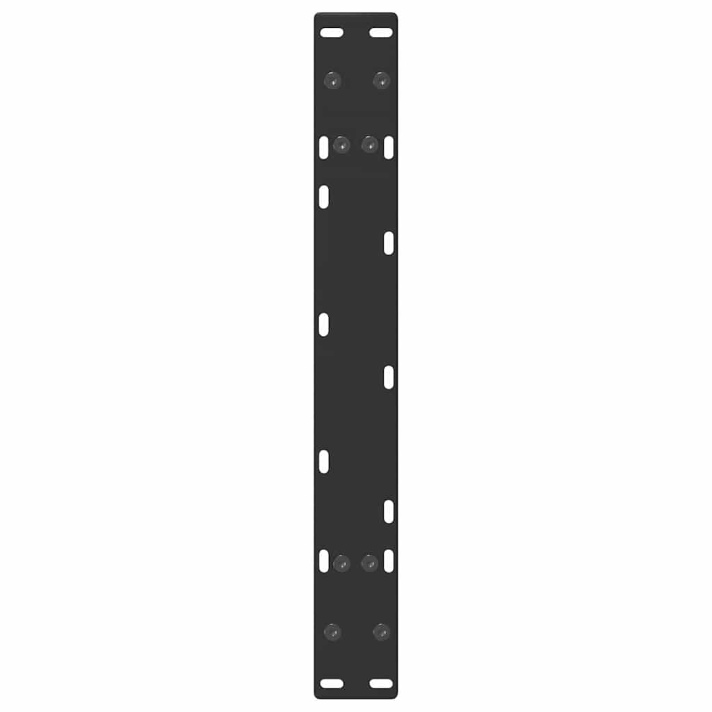 sofabordsben A-formet 2 stk. sort 60 x (30-31) cm stål