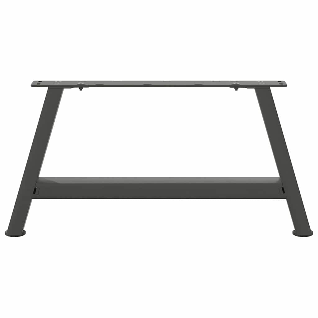 sofabordsben A-formet 2 stk. antracit 60x(30-31) cm stål