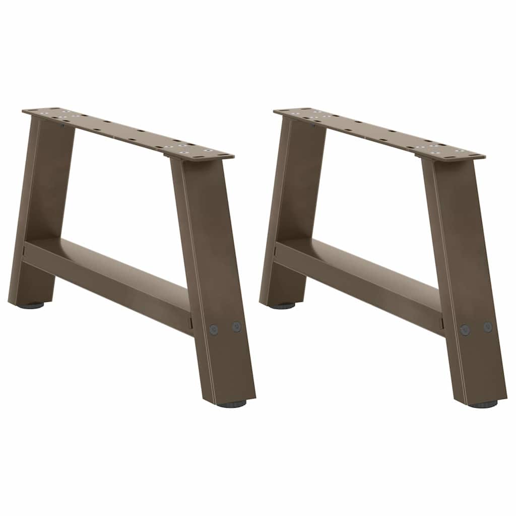 sofabordsben A-formet 2 stk. 60x(30-31) cm stål