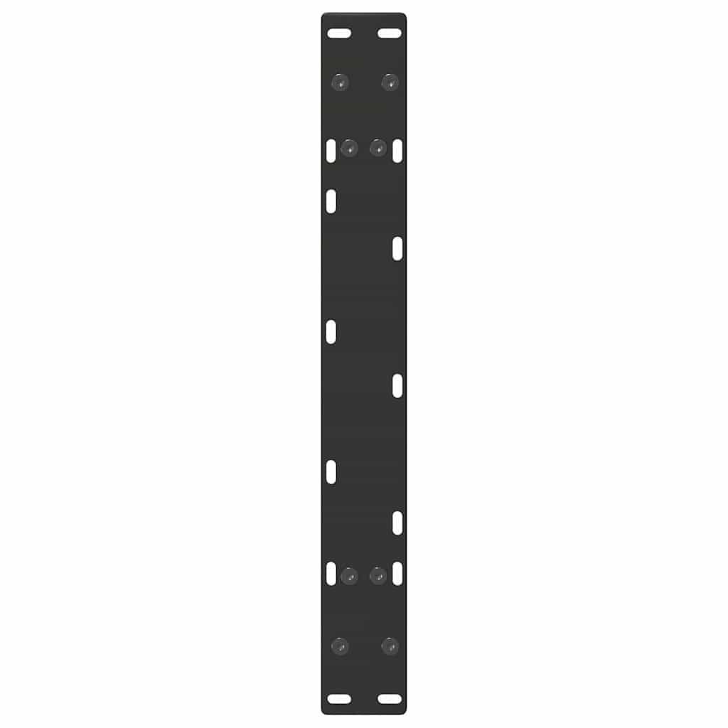 sofabordsben A-formet 2 stk. sort 70 x (30-31) cm stål
