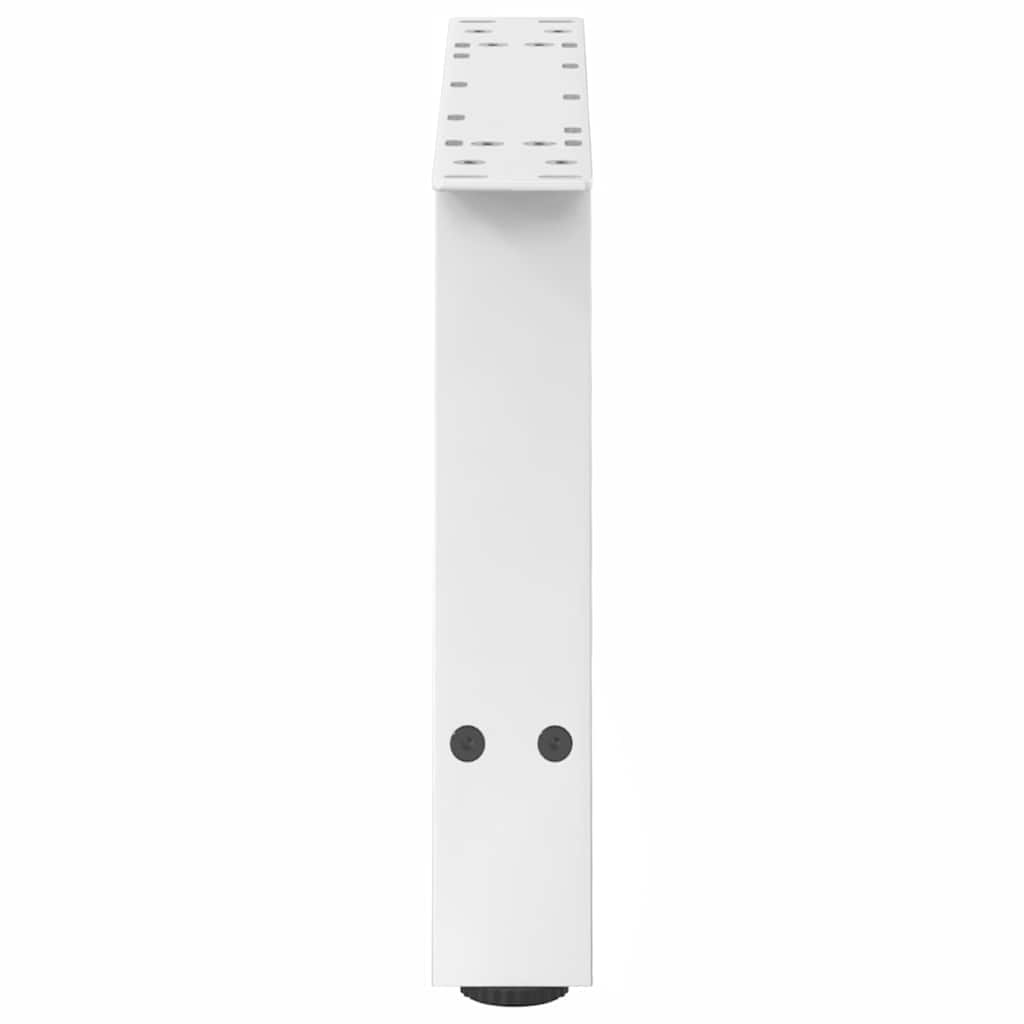sofabordsben A-formet 2 stk. hvid 70x(30-31) cm stål