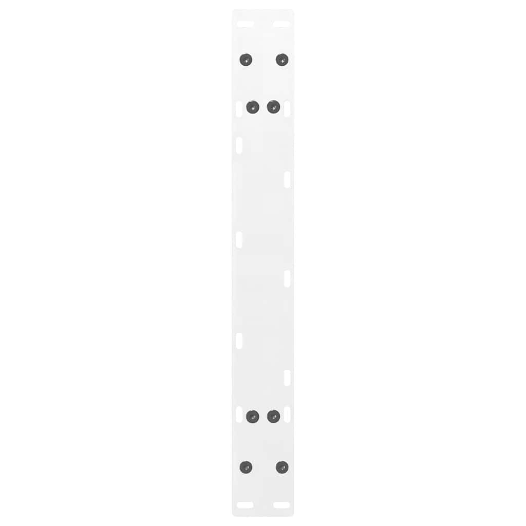 sofabordsben A-formet 2 stk. hvid 70x(30-31) cm stål