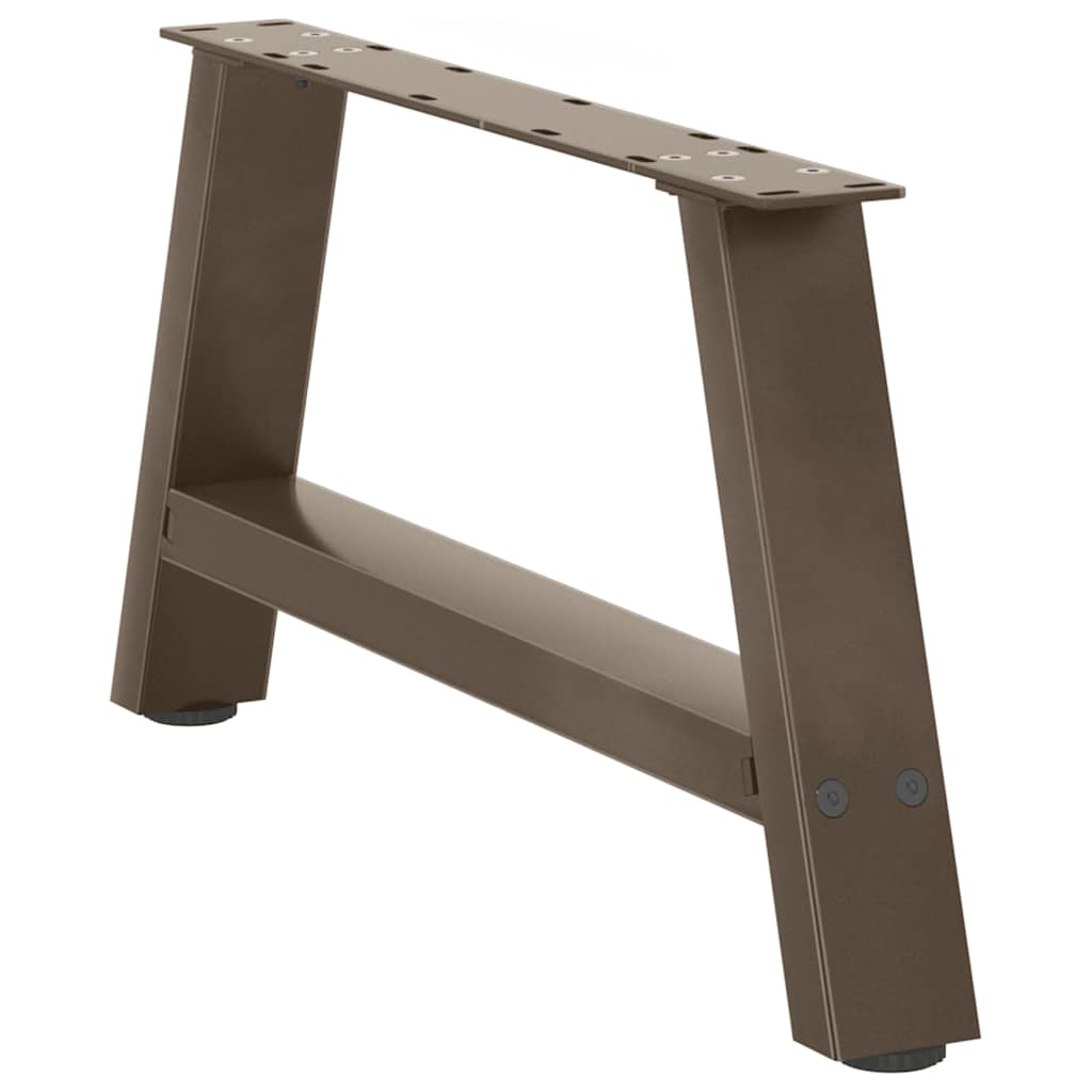 sofabordsben A-formet 2 stk. 70 x (30-31) cm stål