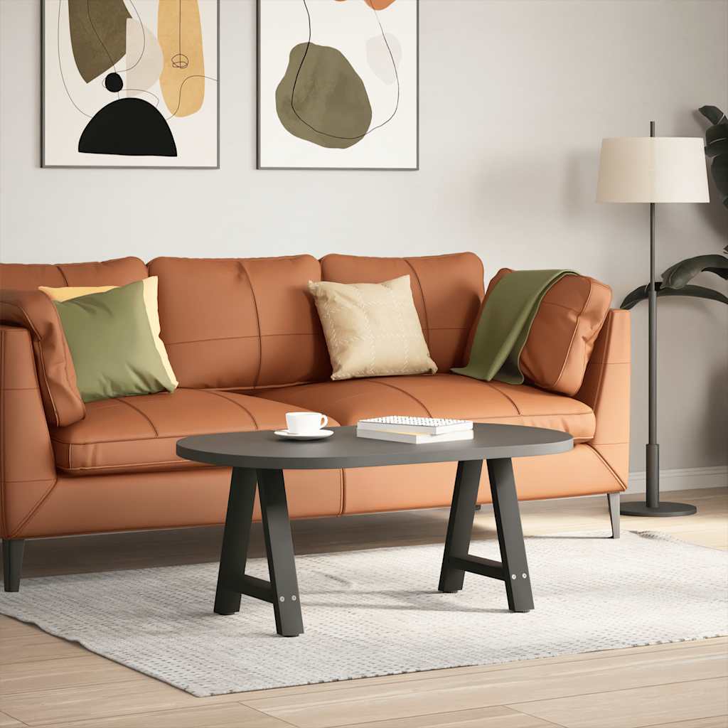 sofabordsben A-formet 2 stk. sort 38 x (42-43) cm stål