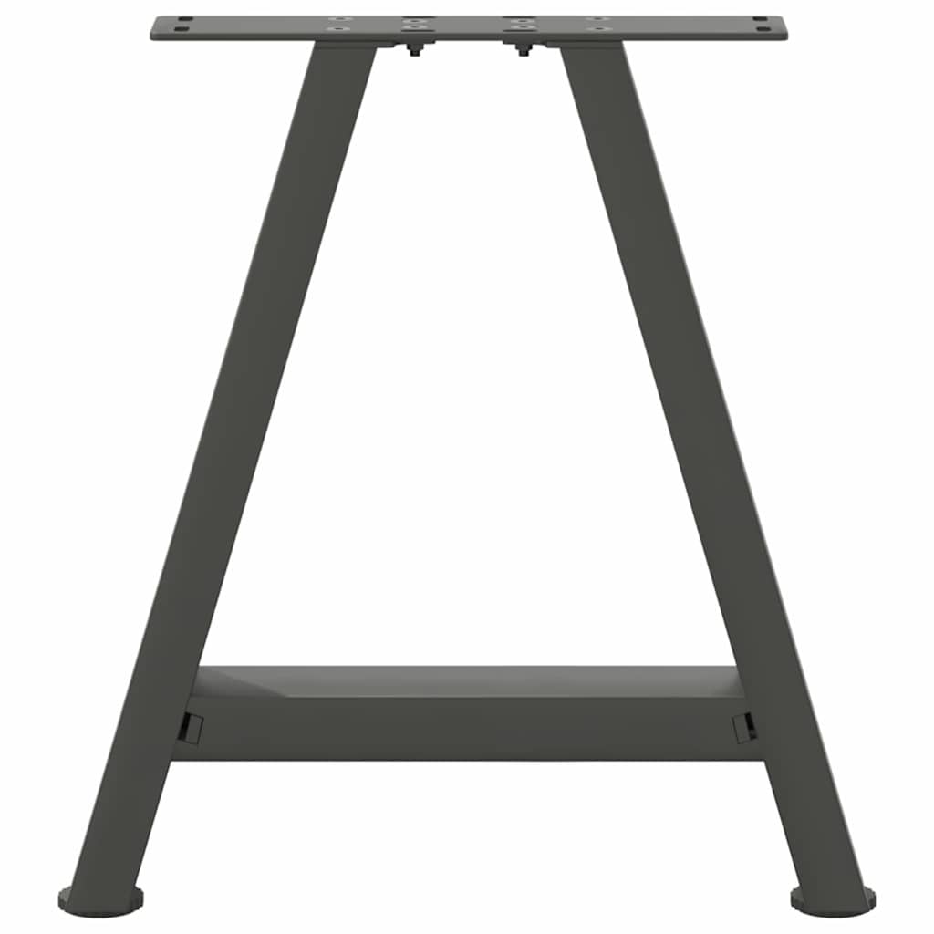 sofabordsben A-formet 2 stk. antracit 38 x (42-43) cm stål