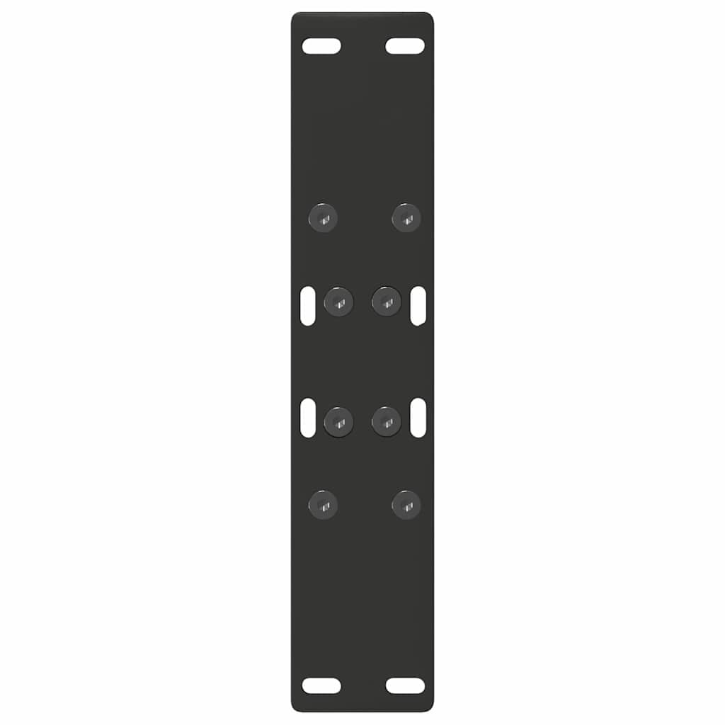 sofabordsben A-formet 2 stk. sort 50x(42-43) cm stål