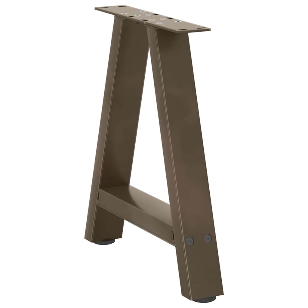 sofabordsben A-formet 2 stk. 50x(42-43) cm stål