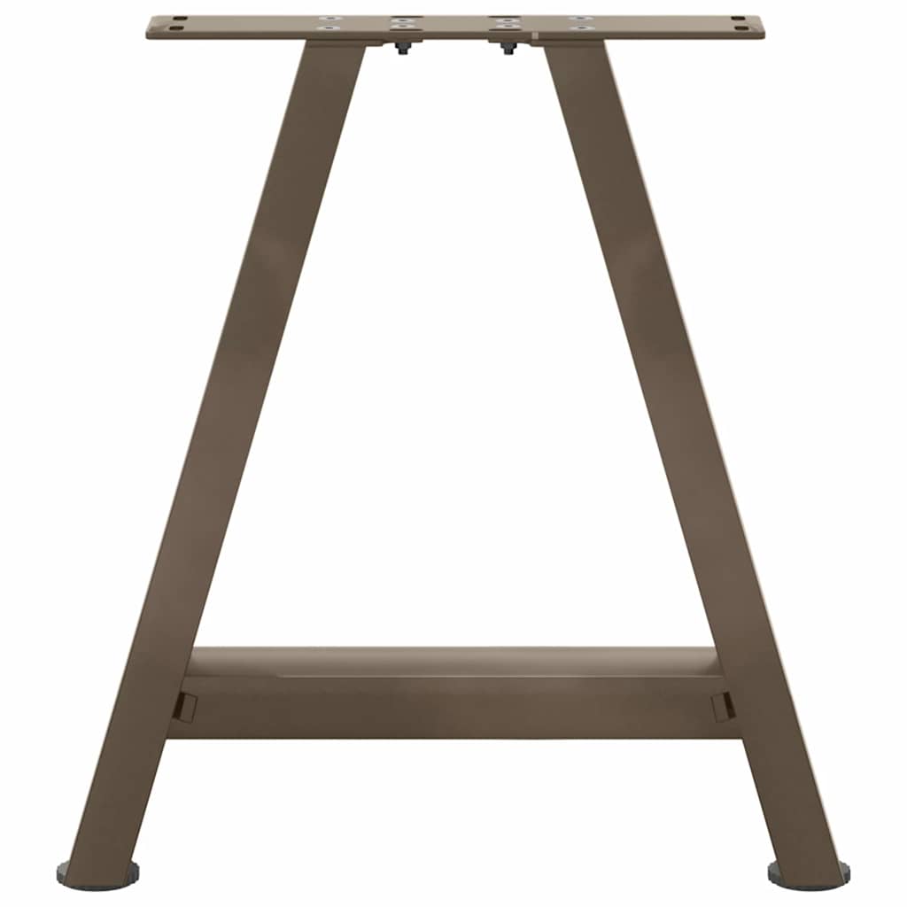 sofabordsben A-formet 2 stk. 50x(42-43) cm stål