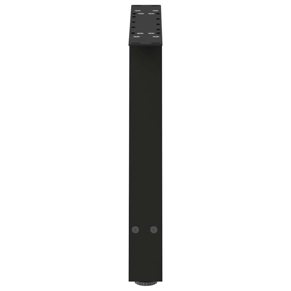 sofabordsben A-formet 2 stk. sort 60 x (42-43) cm stål