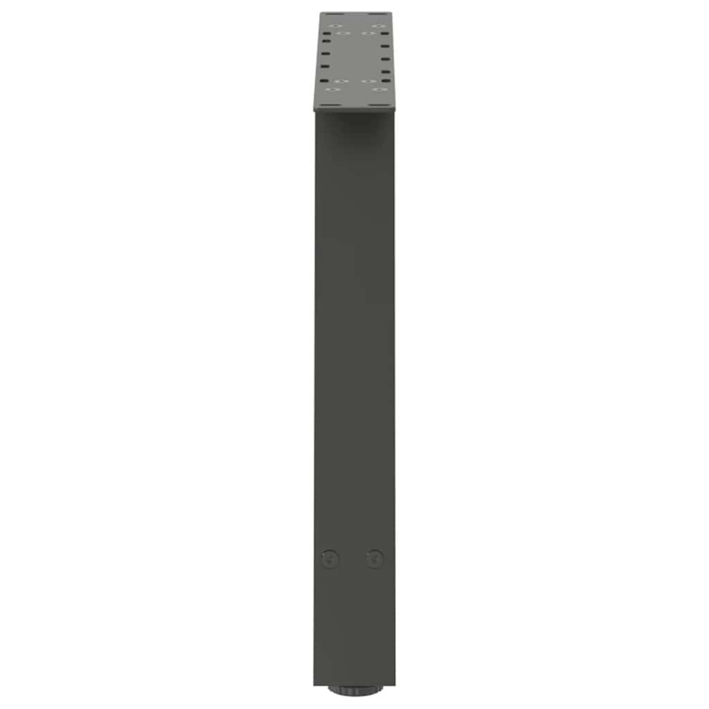 sofabordsben A-formet 2 stk. antracit 70x(42-43) cm stål