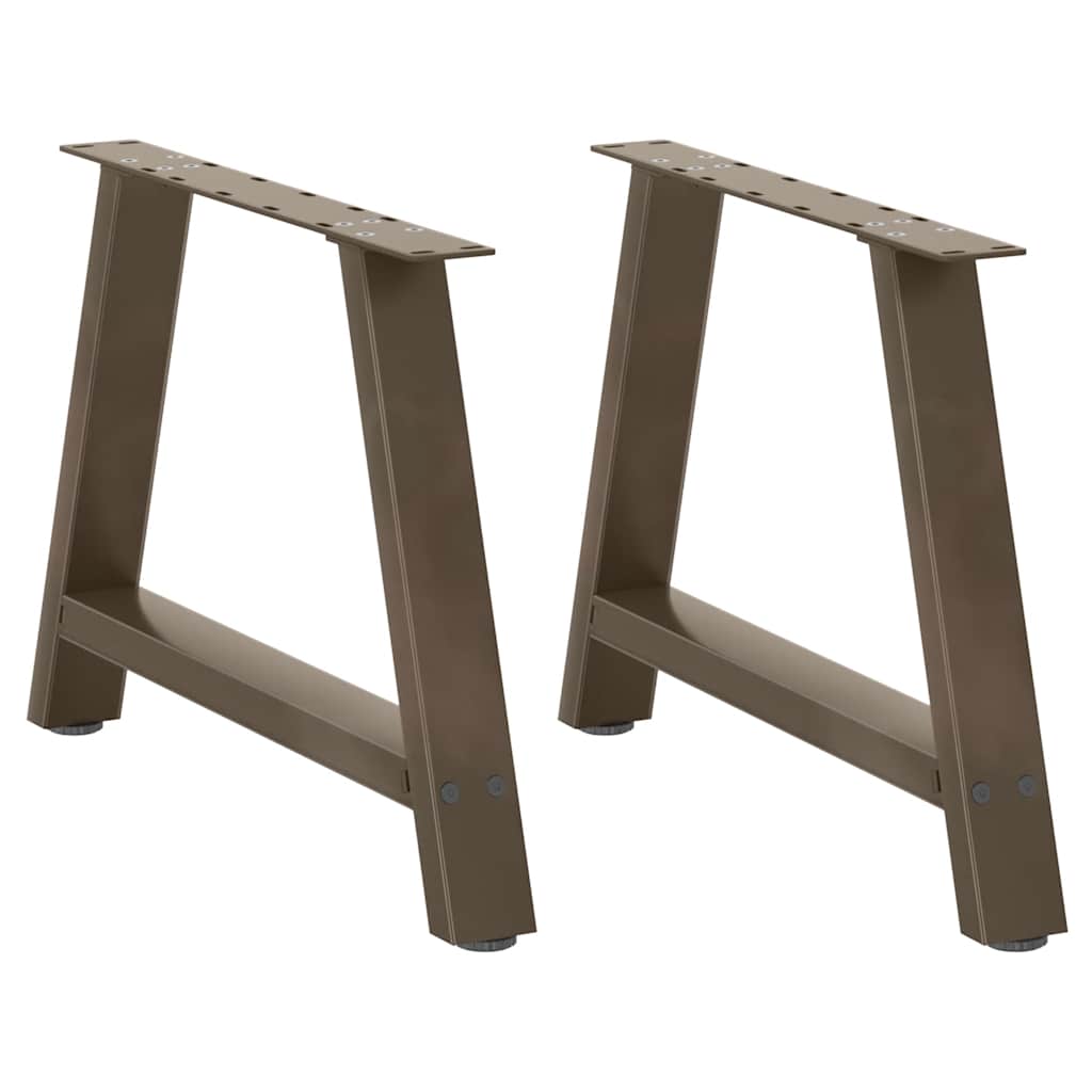 sofabordsben A-formet 2 stk. 70 x (42-43) cm stål
