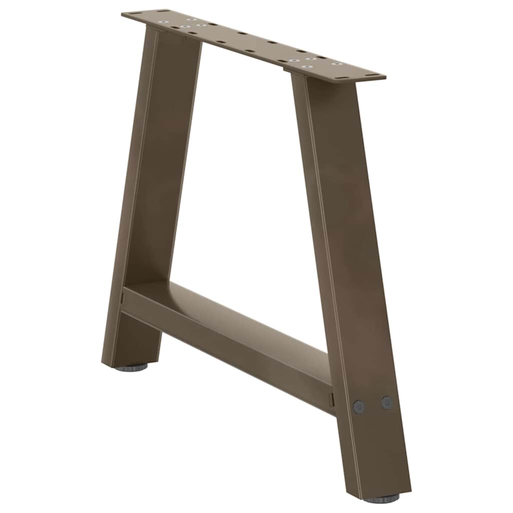 sofabordsben A-formet 2 stk. 70 x (42-43) cm stål