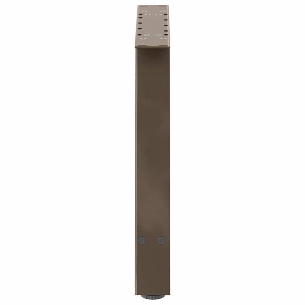 sofabordsben A-formet 2 stk. 70 x (42-43) cm stål