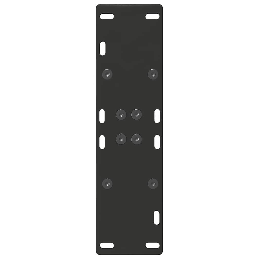 spisebordsben A-formet 2 stk. sort 50x(72-73) cm stål